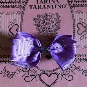 Tarina Tarantino Purple Anywhere Bow/Clip